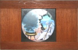 'Time and the Four Seasons of Life' Set of five slides for dissolving effect. Single hand-painted