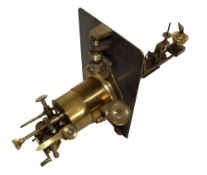 A Barton's Patent No 8 Limelight Illuminant, maker J. H. Steward, London. Oxygen and hydrogen gas
