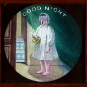 'Good Night' Maker unknown (7 x 4 x 3/8 inches)