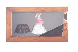Stolen items hidden in a whalebone crinoline cage, 7 x 4 inches. This unusual slide was