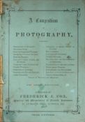 WITHDRAWN LOT Frederick J. Cox, 'A compendium of photography' 12th edition. London: Frederick J.