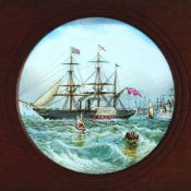 'Ship leaving harbour' and 'St Helena'