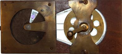 Wheel of Life [dancing couple] Maker unknown (10 x 4 1/2 x 3/4 inches), rotary pulley mechanism with