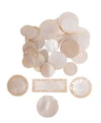 A collection of Chinese mother-of-pearl