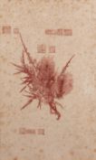 Two Chinese prints the first signed Lan