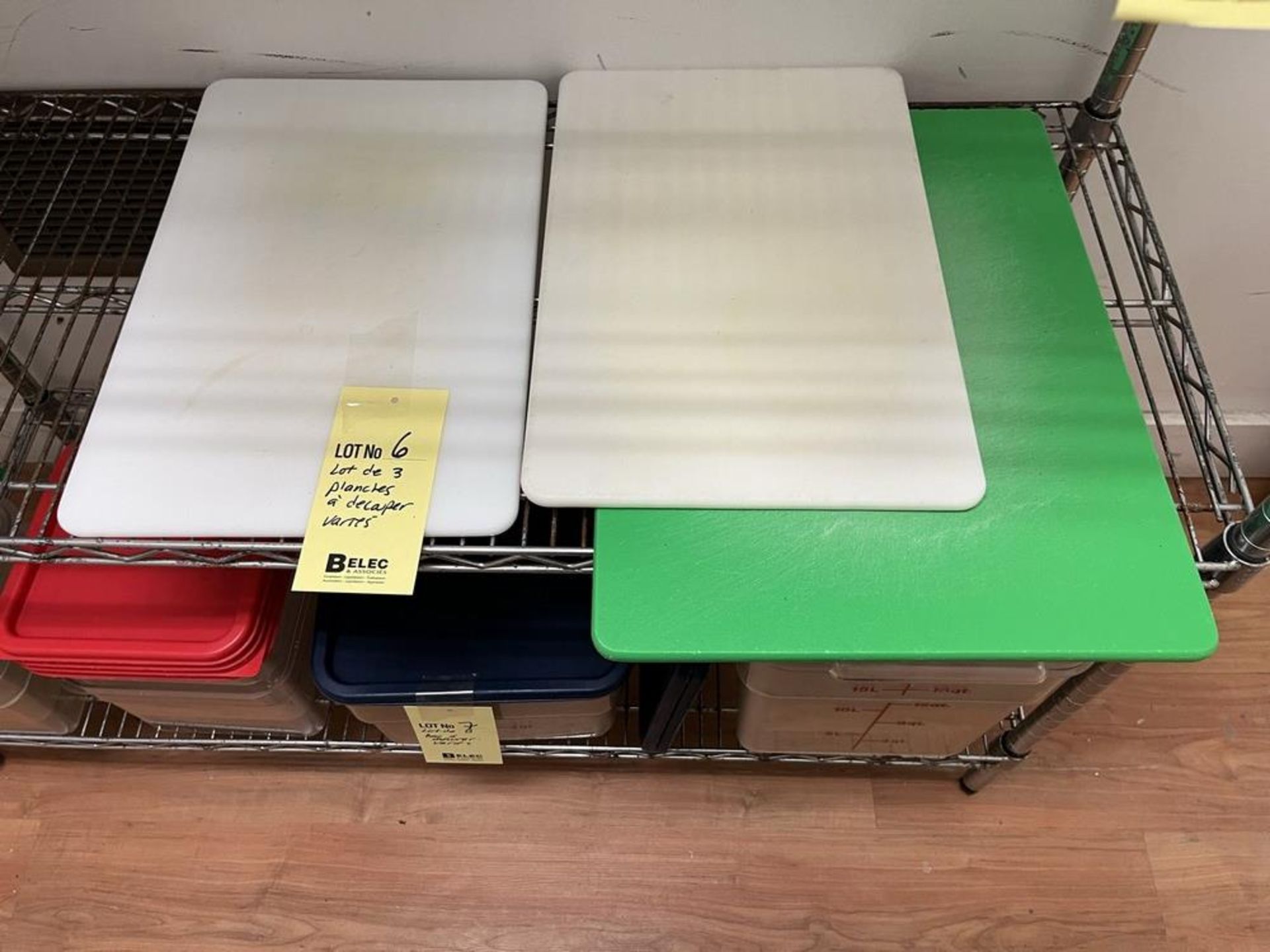 LOT: (3) Planches à Découper Variées
