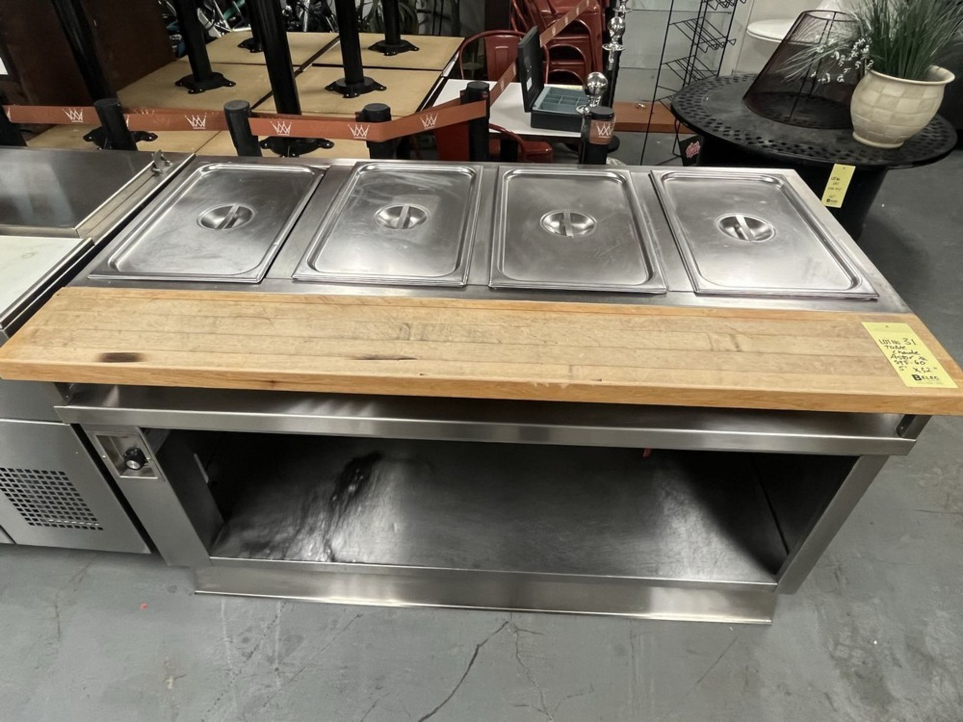 Table Chaude ASTOR, mod: STF-60, 5' x 32'' - Image 2 of 3
