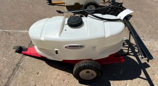 Finco 30 Gallon Sprayer, High Flo Gold Series Pump. Located in Mt. Pleasant, IA