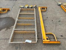 Bil-Jax Pro-Jax Utility Scaffold with casters. Located in Mt. Pleasant, IA
