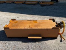 Fuel transfer tank with transfer hose. 72