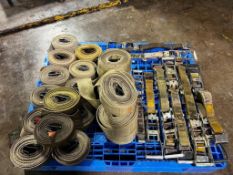 Pallet of Ratchet Straps. Located in Mt. Pleasant, IA