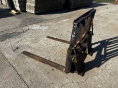 Bradco Pallet Fork attachment, located in Mt. Pleasant, IA.