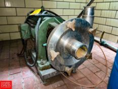 Fristam Centrifugal Pump with 20 HP 1,760 RPM Motor, 3