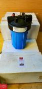 UNUSED (6) Pentair Big Blue Refrigeration Water Filter NPT 3/4