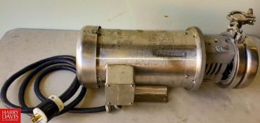 Waukesha Cherry-Burrell Centrifugal Pump , Model: C216 with S/S Clad Motor 2