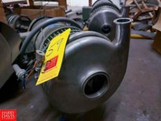 (2) Tri-Clover Centrifugal Pumps with 5 HP Motors and 3' x 1.5