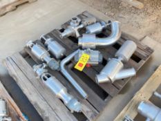 Assorted Waukesha Cherry-Burrell, Sudmo and Tri-Clover Air Valves and Air Actuated Valve up to 4