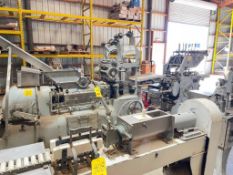 Morpac Butter Printer with Wrapper, Model: TWF, S/N: 504, Western Style Quarts with Tuck Cartoner