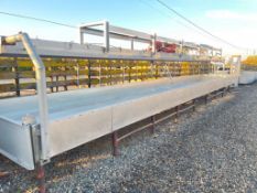 Kusel S/S Finishing Table, Model: 2M2XT55S5 with Agitator, Dimensions = 32' x 66