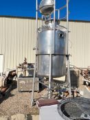 Vertical S/S Vacuum Flavor Tank - Rigging Fees: $200