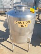 Approximately 50 Gallon Dome-Top S/S CIP Tank - Rigging Fees: $100