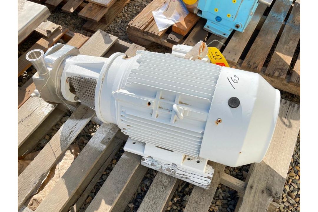Fristam Centrifugal Pump with 30 HP Motor and 3" x 2" S/S Head, Clamp-Type - Rigging Fees: $50