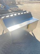 Approximately 200 Gallon Dual-Hinged Lid S/S Balance Tank - Rigging Fees: $100