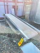 S/S Framed Belt Conveyor, Dimensions = 6' Long - Rigging Fees: $100