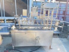 Hascor 3-Valve S/S Filler, Model: 3400, S/N: 73-340-2442 (For .5 Gallon and Pints)