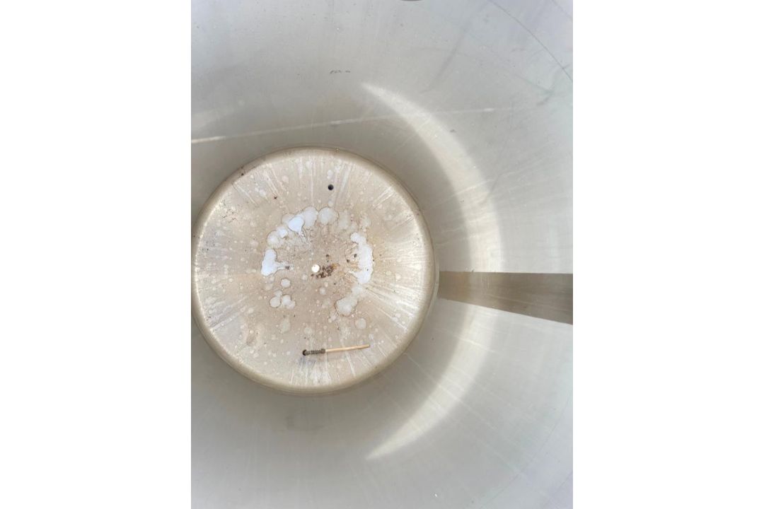 Approximately 100 Gallon Vertical Dome-Top S/S Tank - Rigging Fees: $150 - Image 2 of 2