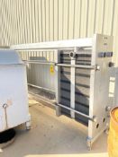 Alfa Laval S/S Plate Heat Exchanger, Model: CLIP8RH, S/N: 30104-98746 with Divider and Snap-In