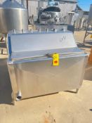 225 Gallon Dual-Hinged Lid S/S Balance Tank - Rigging Fees: $100