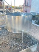 Approximately 200 Gallon Cone-Bottom S/S Balance Tank - Rigging Fees: $150