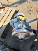 G & H Pump with Tatung 3 HP 1,735 RPM Motor and S/S Head, Clamp-Type - Rigging Fees: $50