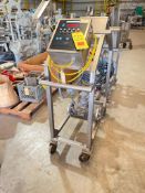 Veeder-Root Pulse Transmitter, Model: 767181-525 with Readout and, Mounted On S/S Cart