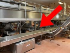 Heat & Control S/S Vibratory Conveyor, Model: CV-FB-200A24-TLA, Dimensions= 156