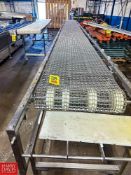 S/S Framed Product Conveyor with S/S Chain and Drive, Dimensions = 365
