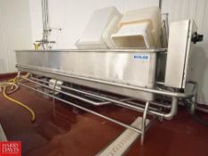 Ecolab 12' S/S Jet Spray COP Tank with Electric Shell & Tube Heater and 15 HP Alfa Laval Centrifugal