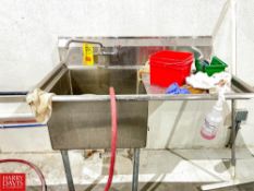 S/S Sink with Backsplash, Dimensions = 30