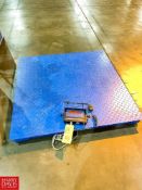 Global 5,000 LB Digital Platform Scale, Model: 412228, S/N: 34G10921060 - Rigging Fee: $100