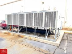 Trane Glycol Chilling System, Model: RTAA-125H-Y001-A301-KNB, S/N: U04L08407 with Holding Tank