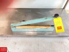 Impulse Bag Sealer - Rigging Fee: $25