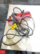 Dayton .5 Ton Electric Chain Hoist - Rigging Fee: $25