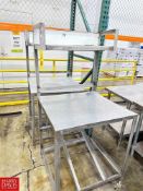 S/S Top Work Tables - Rigging Fee: $75