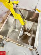 S/S Dual Powder Hopper, Dimensions = 40.5