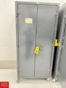 Strong Hold 2-Door Storage Cabinet, Mounted on Casters - Rigging Fee: $75