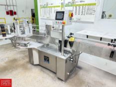 AESUS Labeler with Herma Head, Model: H400-24R and Conveyor - Rigging Fee: $2250