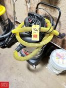 Dayton Wet/Dry Shop Vacuum, Model: 22XJ53A - Rigging Fee: $35