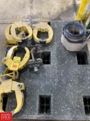 (5) Automobile Wheel Locking Boots, Assorted Sizes - Rigging Fee: $35