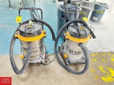 Vacmaster Professional Shop Vacuums - Rigging Fee: $50